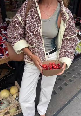 Quilted Floral Jacket