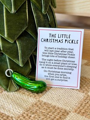 The Little Christmas Pickle Charm