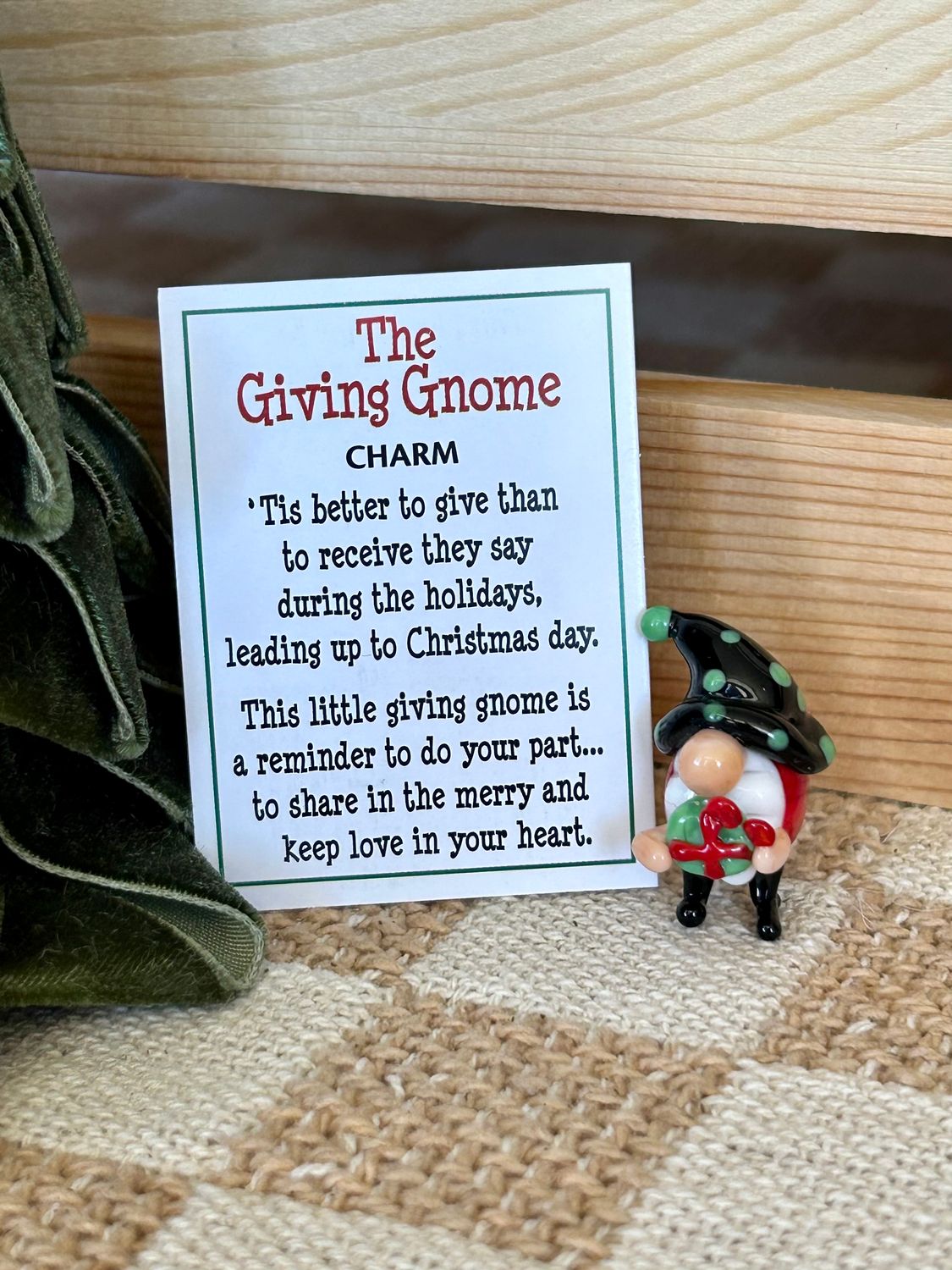 Giving Gnome Charm