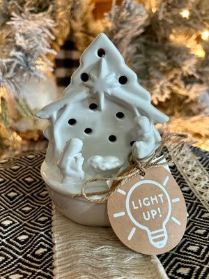 Light Up Nativity Sitter