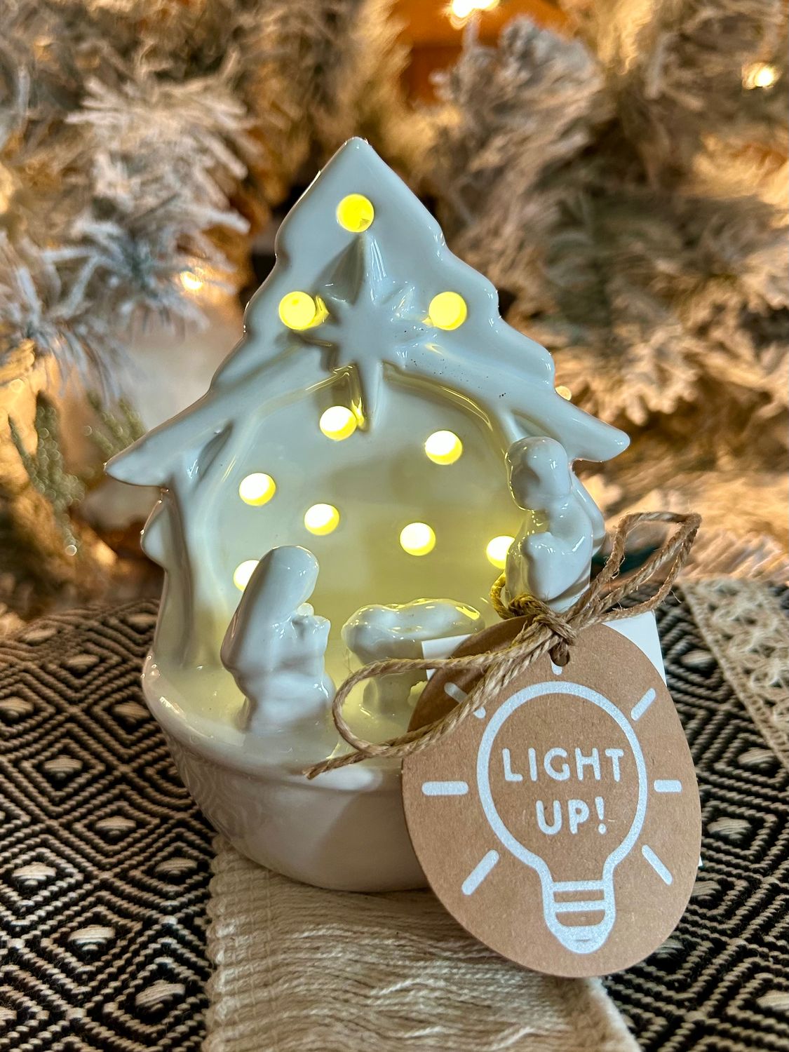 Light Up Nativity Sitter