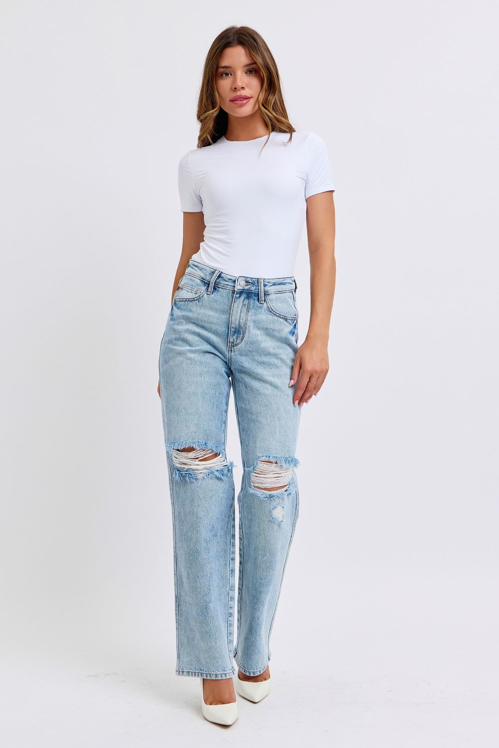 HW Rigid Magic 90&#39;s Straight Leg Jeans