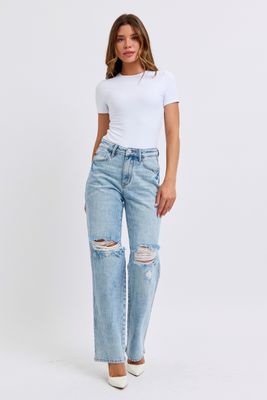 HW Rigid Magic 90&#39;s Straight Leg Jeans