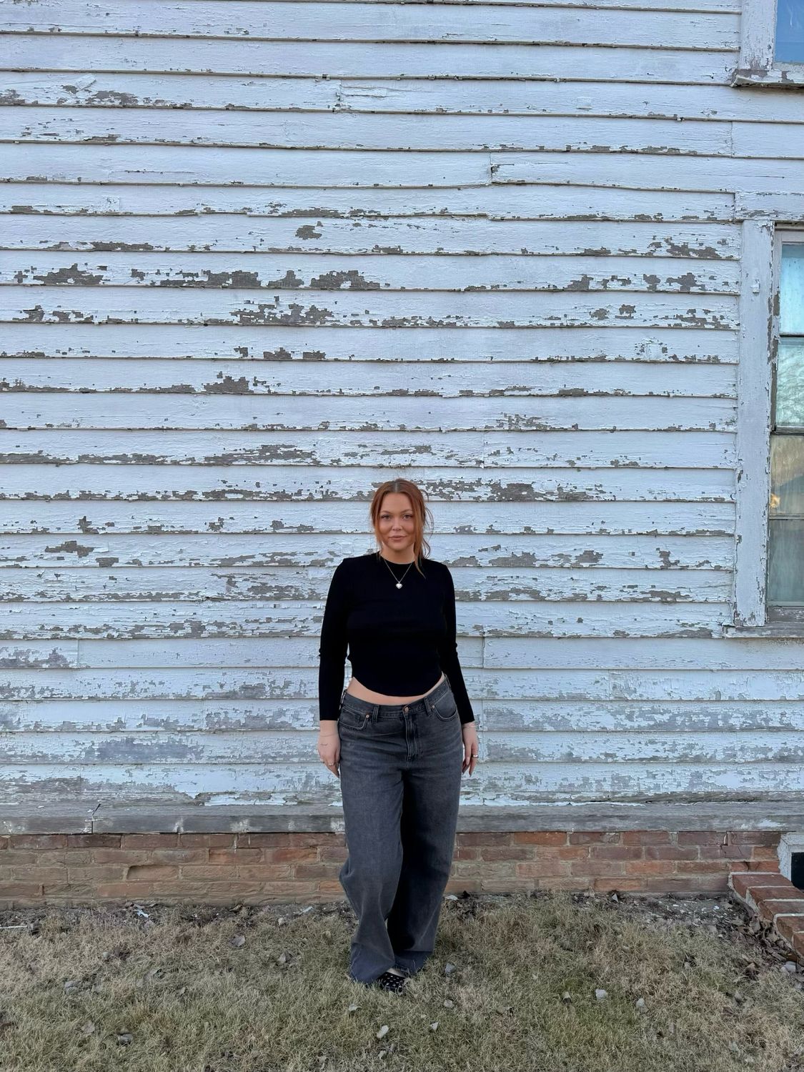 Ribbed Long Sleeve Basic Top 