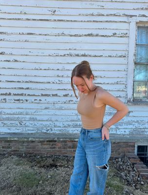 Round Neck Sleeveless Bodysuit