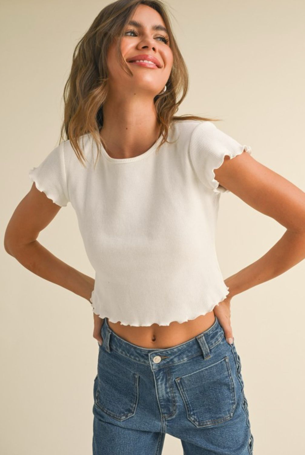 Mini Waffle Short Sleeve 