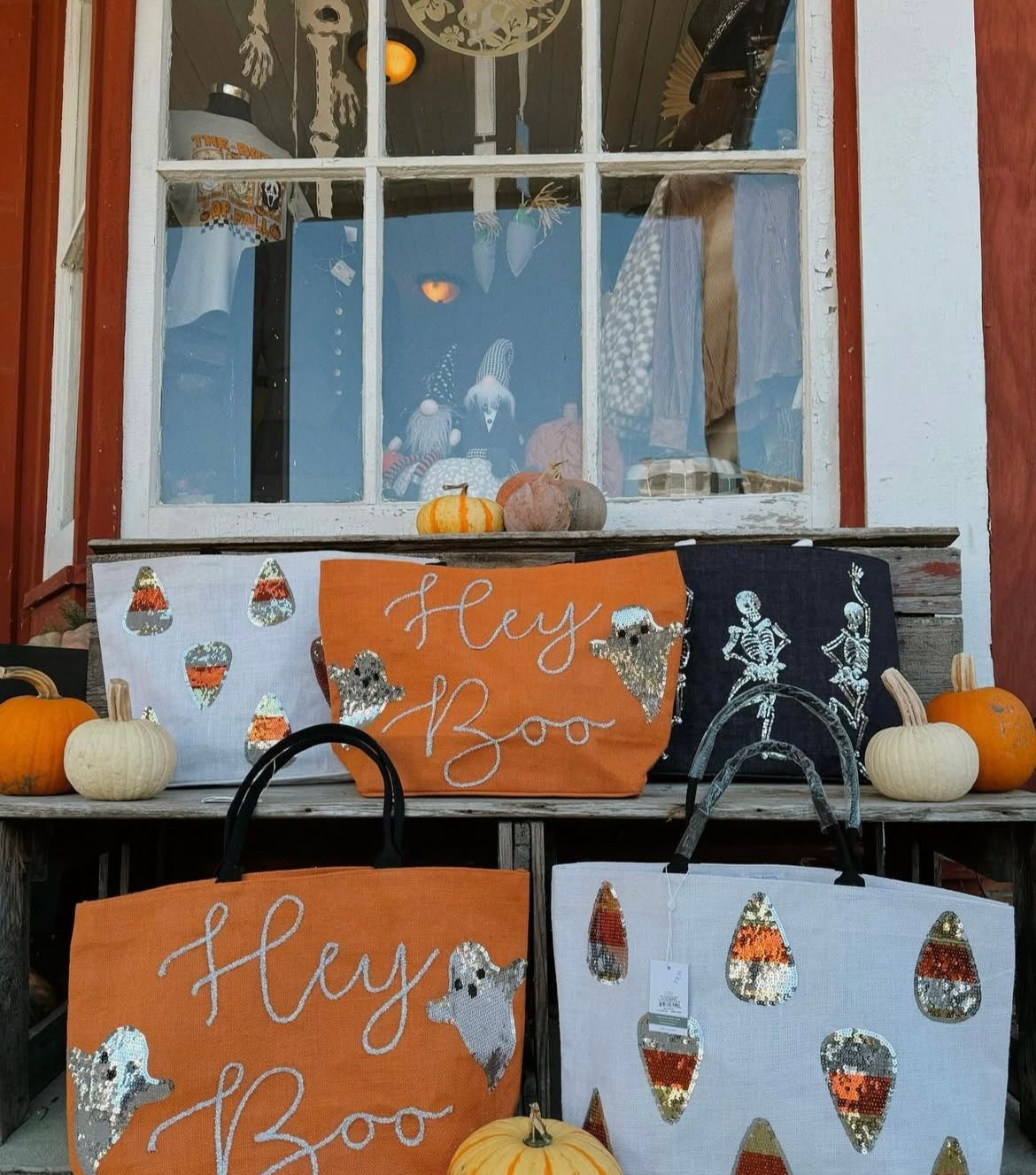 Halloween Sparkle Tote Bags