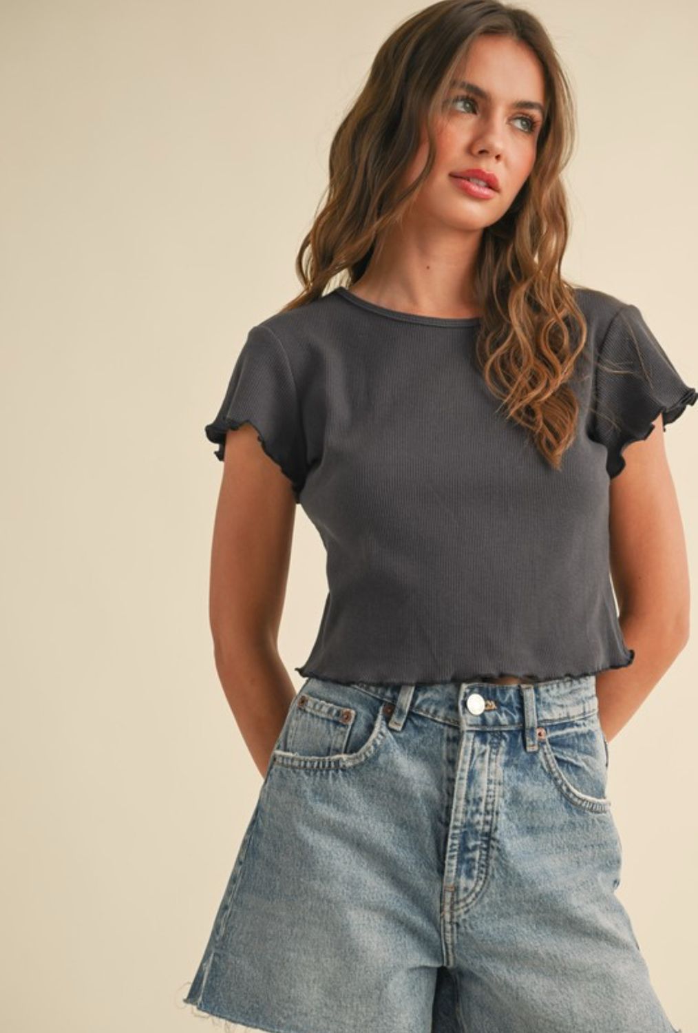 Mini Waffle Short Sleeve 