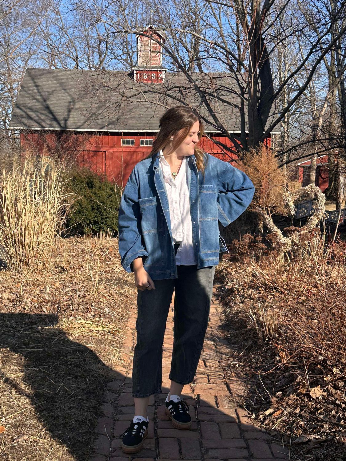 Tied Denim Jacket
