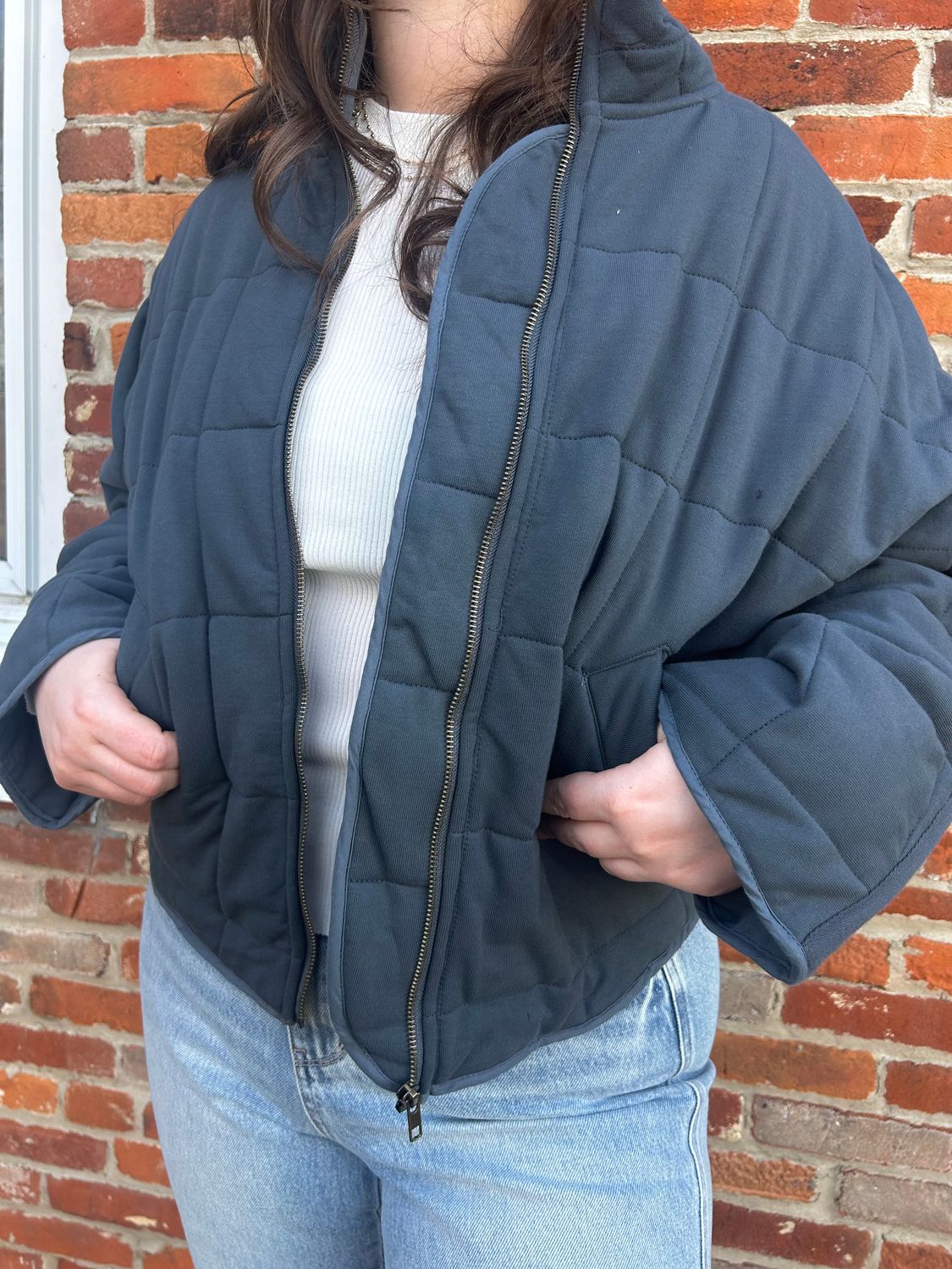 Vintage Washed Quilted Jacket