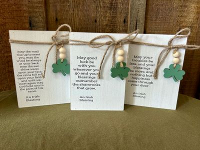 Print Irish Message Block 