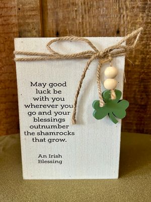 Print Irish Message Block 