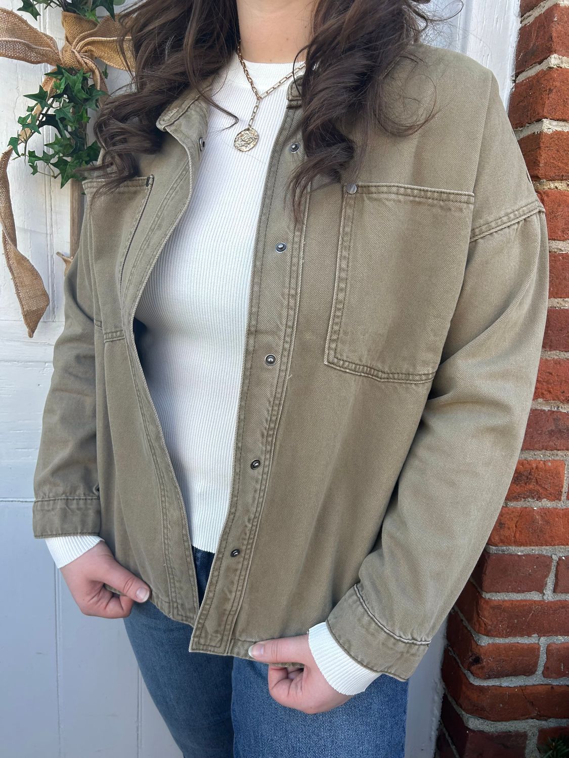 Faded Olive Jacket