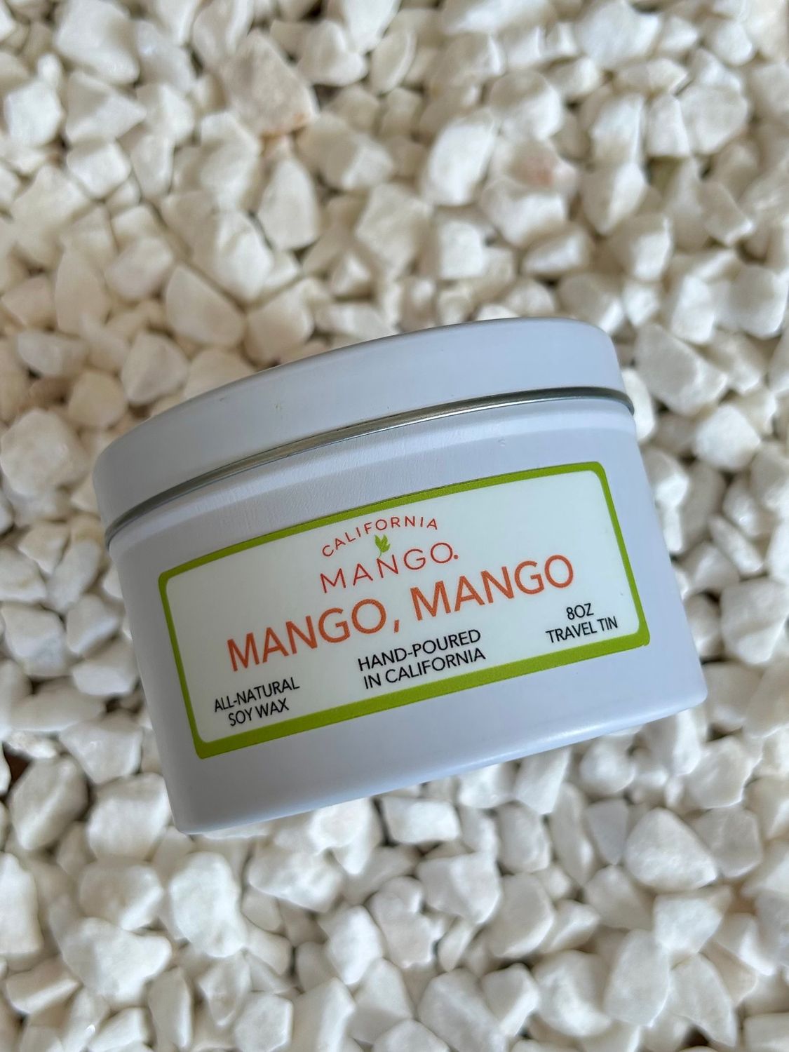 California Mango Soy Wax All Natural Candle 8oz.