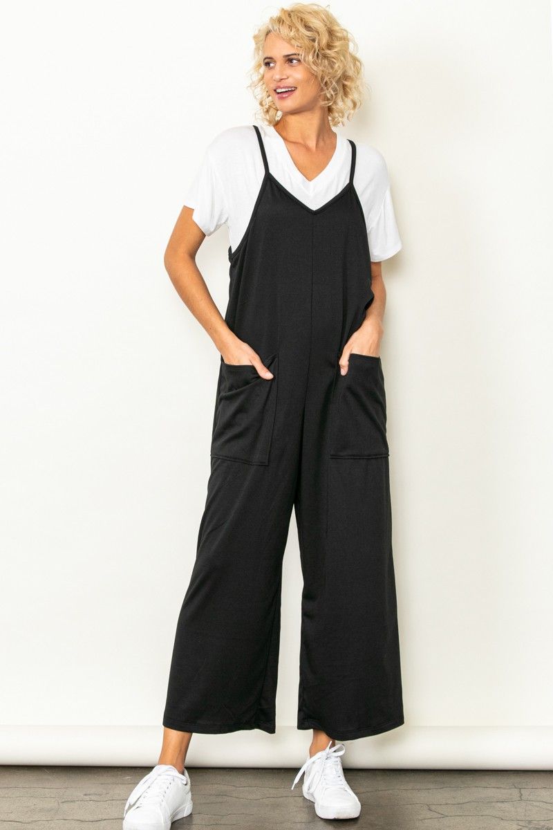Plus French Terry Jogger Overall Jumper 