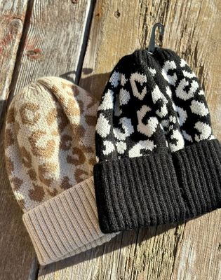 Leopard Beanie