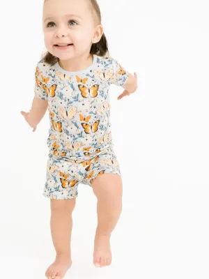Breezy Butterflies Bamboo Shorts Set