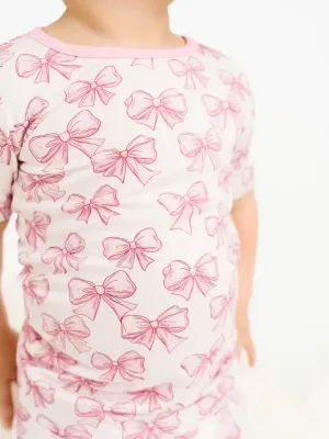 Pretty in Pink Short Sleeve Bamboo Set