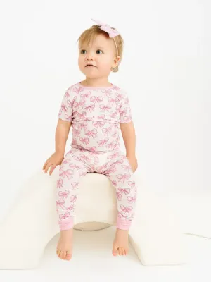 Pretty in Pink Short Sleeve Bamboo Set 