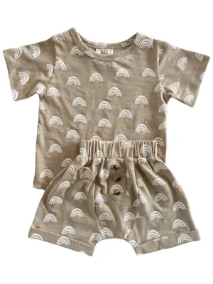 Rainbow Tee and Short Set