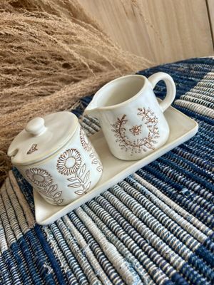 Lavender and Honey Cream and Sugar Set