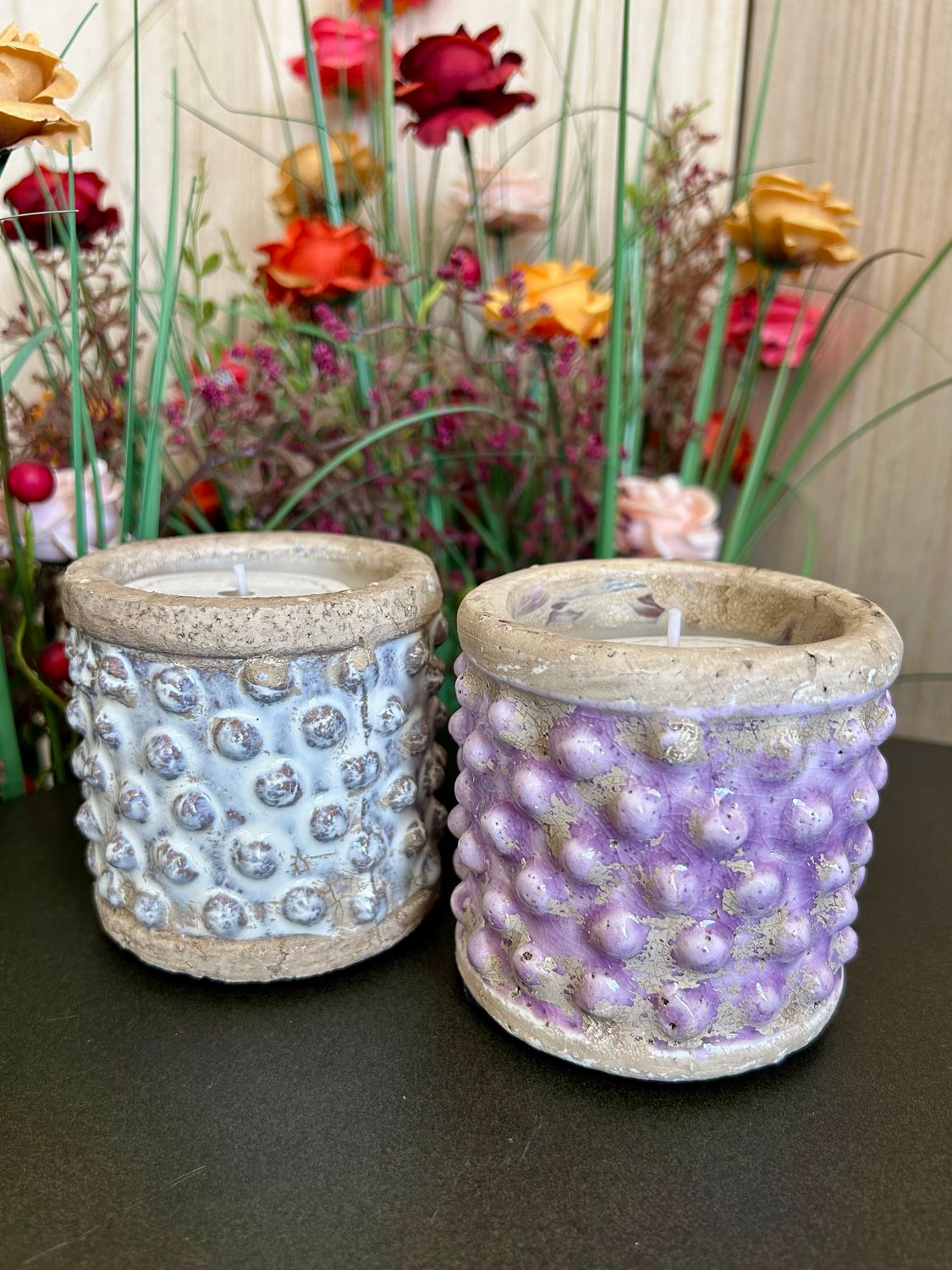 Hobnail Citronella Candles