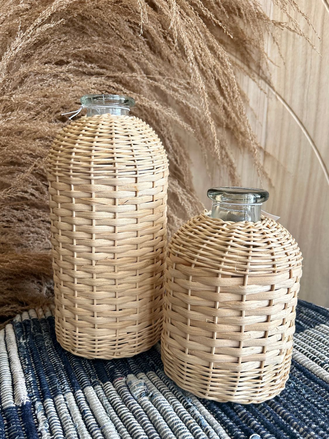 Wicker Wrap Vase 