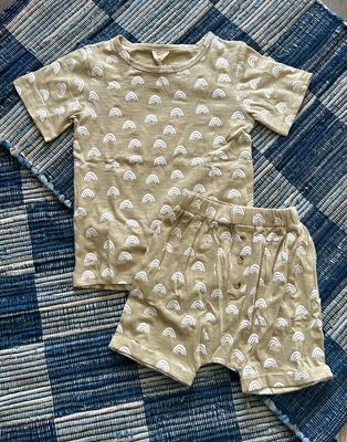 Rainbow Tee and Short Set