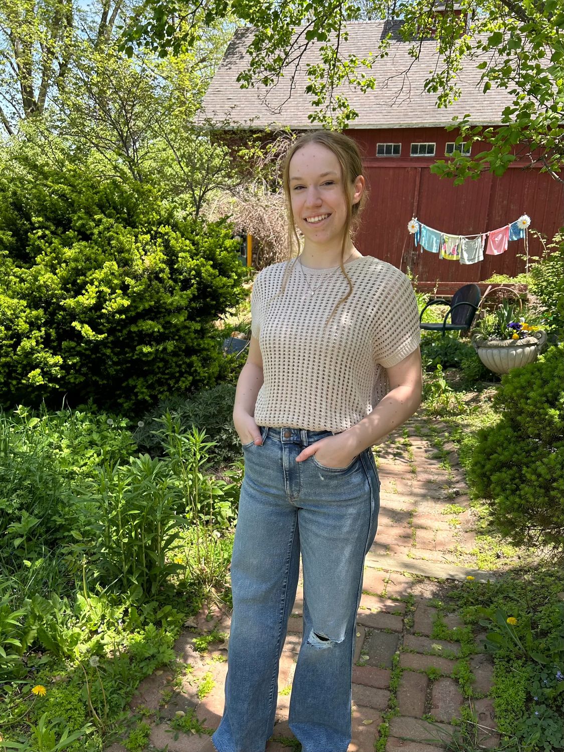 Crochet Knit Sweater