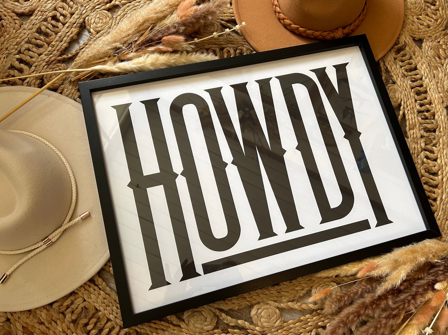 Howdy Print Sign