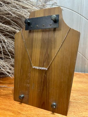 CZ Bar Necklace