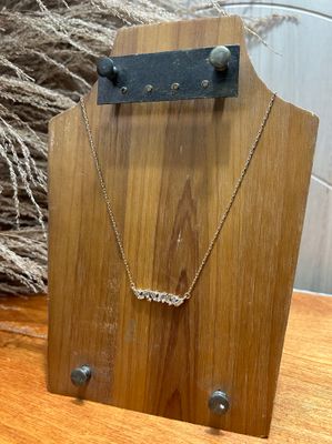 CZ Short Bar Necklaces