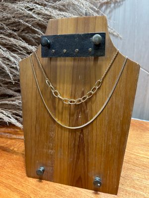 Two-Layer Chain Necklace