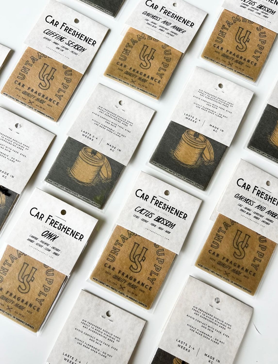 Cardboard Hanging Car Fresheners 