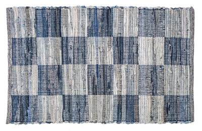 Woven Denim 2x3 Rug