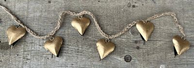 Heart Bell Windchime Iron
