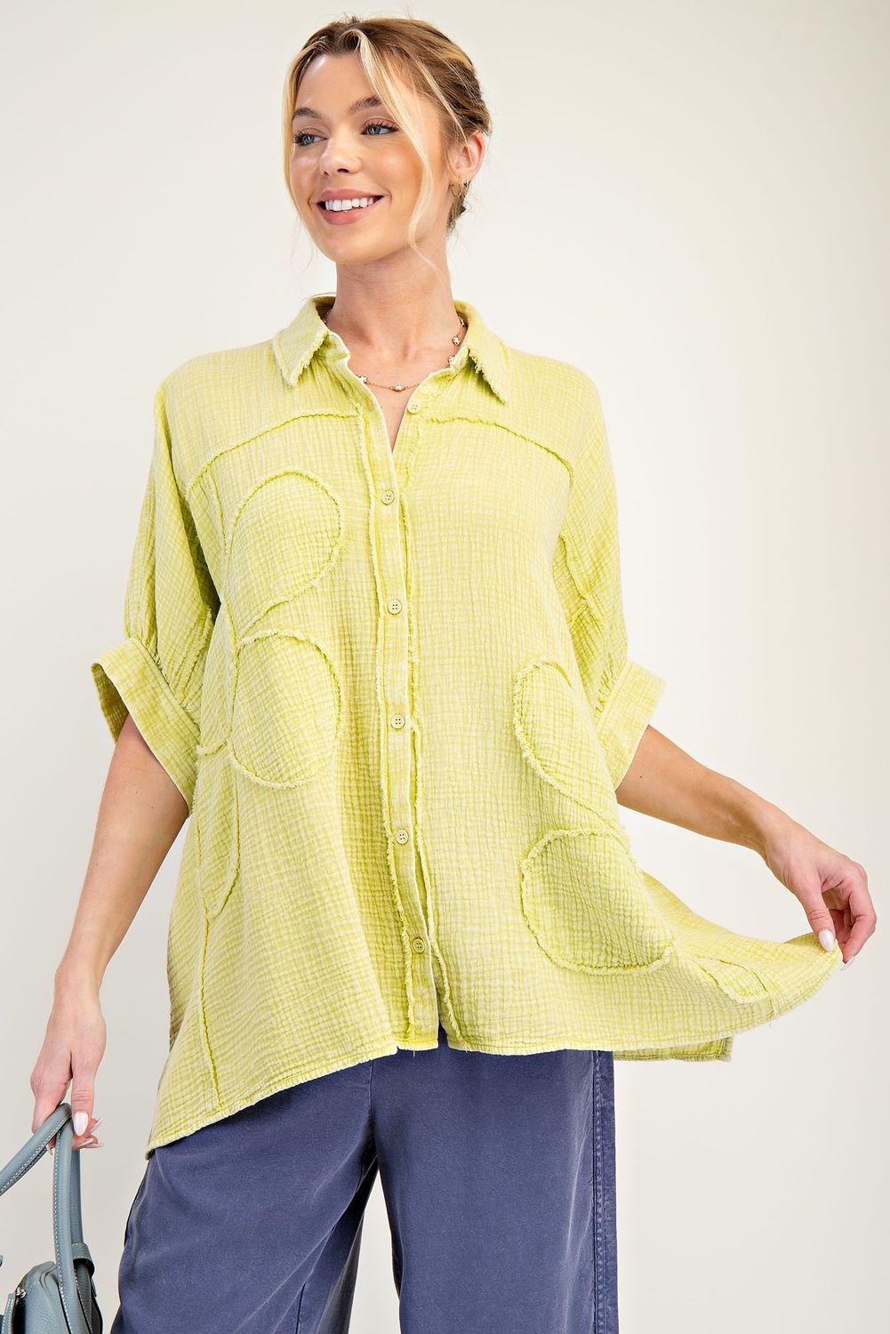 Curvy Flower Patch Top