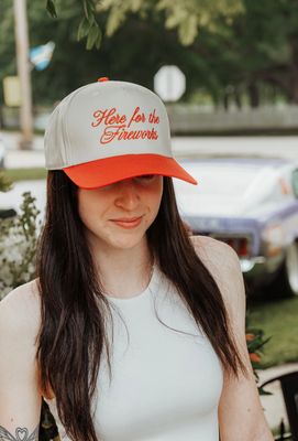 Here For The Fireworks Hat
