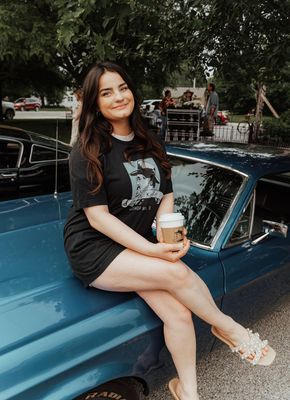 Black Krans Kafe Tee