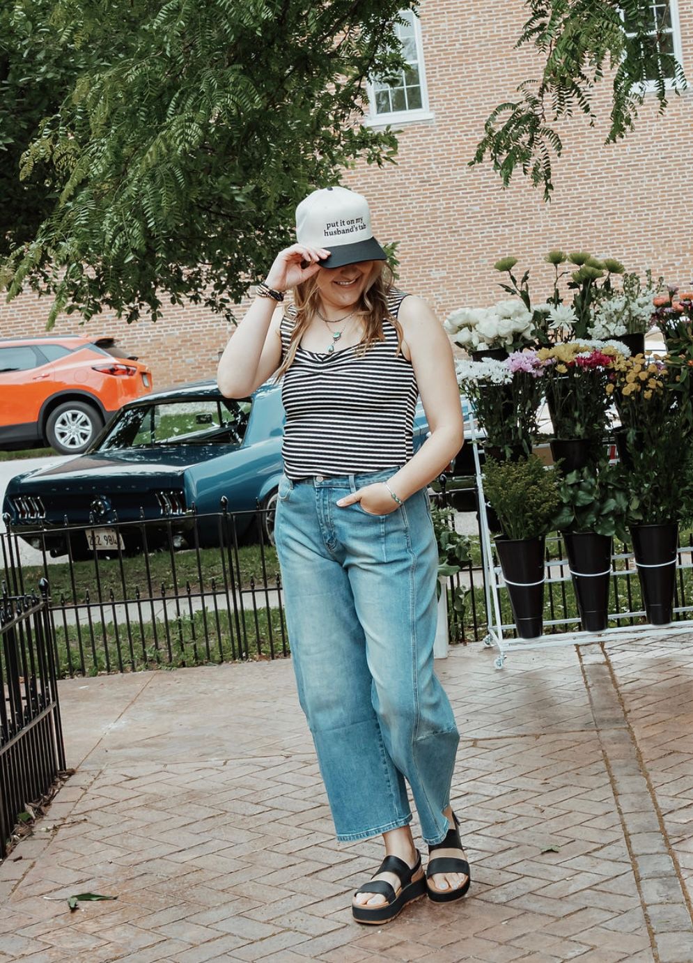 Loose Fit Denim Pants 