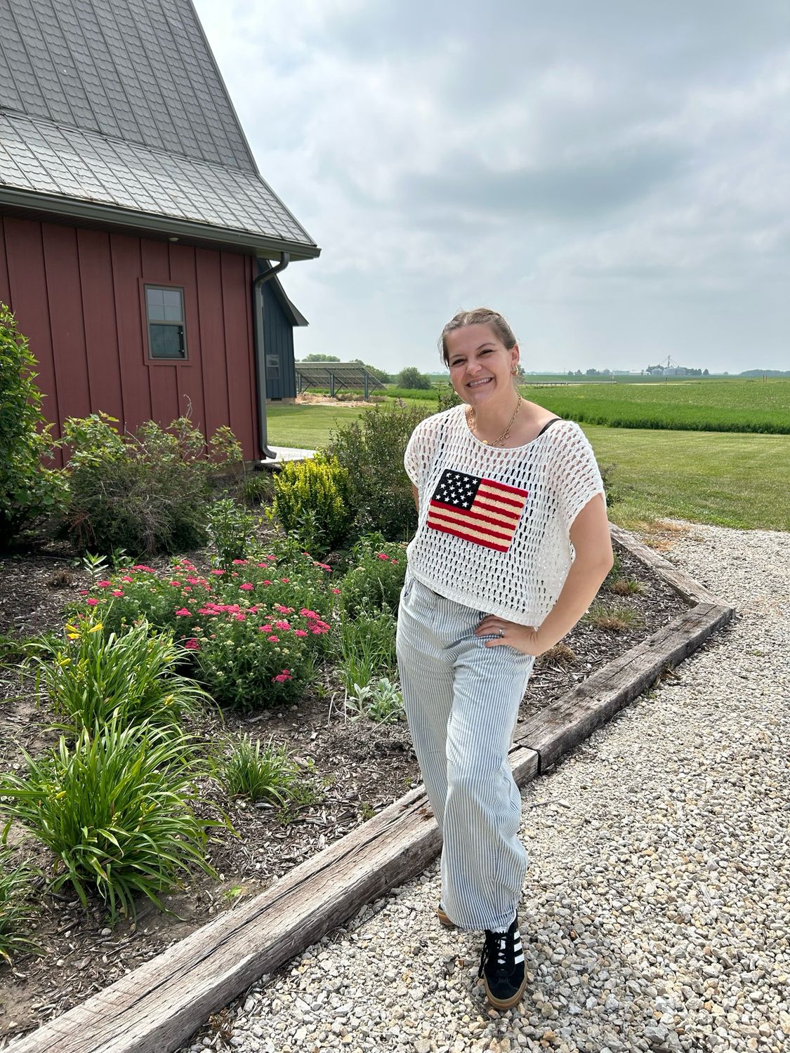 American Flag Sweater