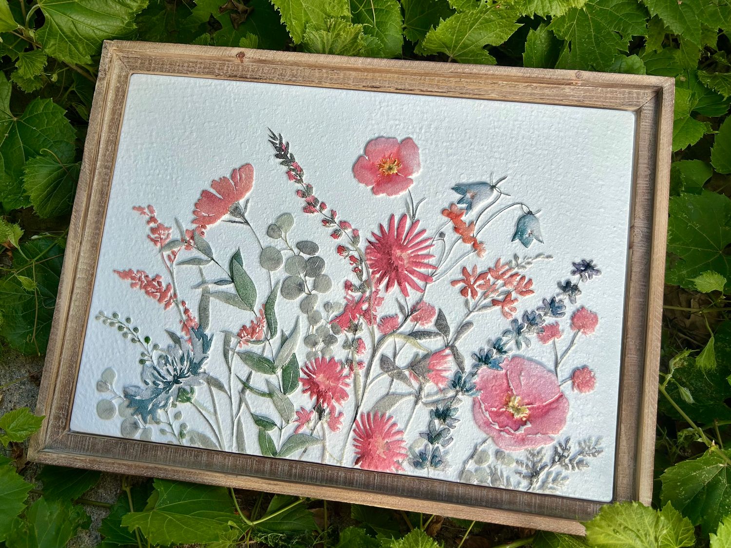 Wildflower Iron Print