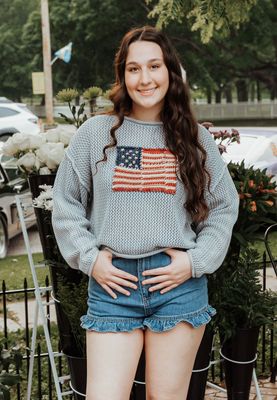 Flag Knitted Sweater 