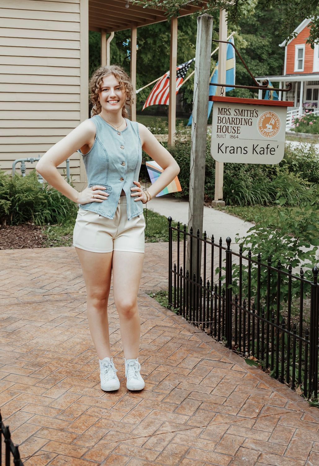 Denim Button Up Vest