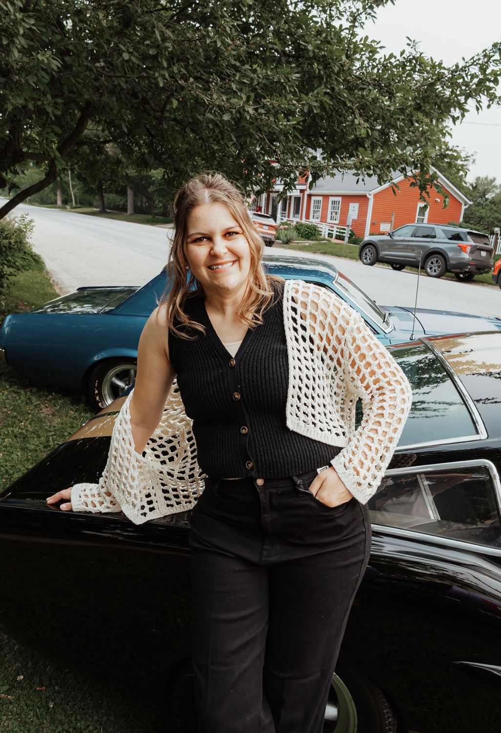 Crochet Knit Cardigan