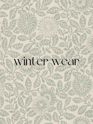 winter wear