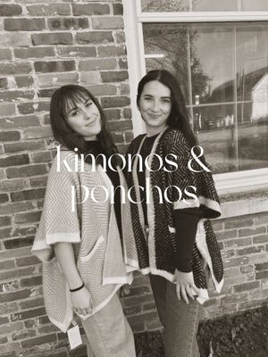 kimonos &amp; ponchos