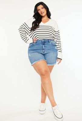 Kan Can Curvy High Rise Shorts