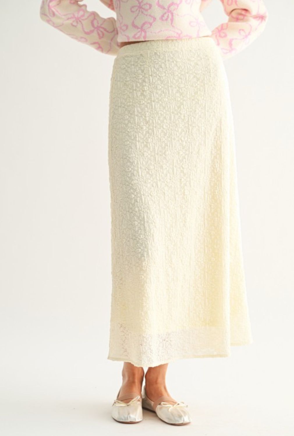 Floral Lace Skirt