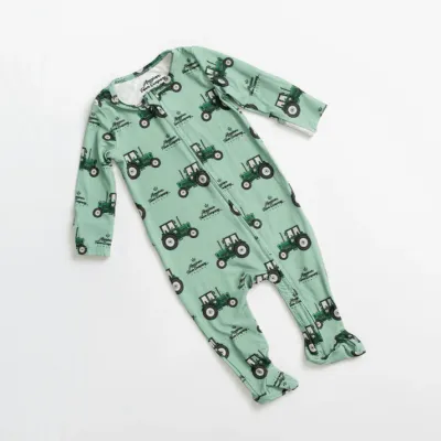 Bamboo AFC Green Tractor Pajamas